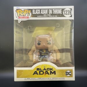 Black Adam on throne