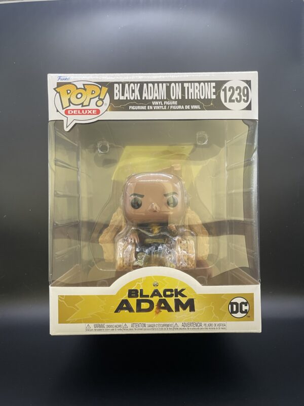 Black Adam on throne