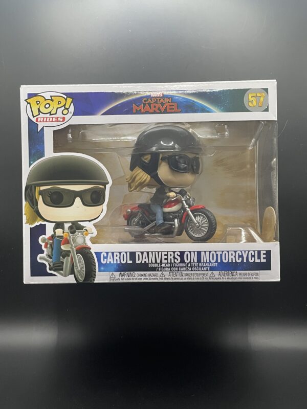 Carol Danvers On Motorcycle